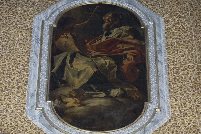 Sant'Atanasio vescovo in olio su tela